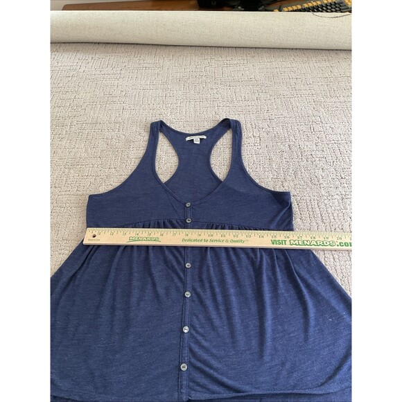 American Eagle Outfitters Tank Top, Women's Size Medium, Blue Button Up.EUC - Picture 10 of 14